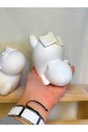 Capybara Kitap Tutucu 2’li Set | Dekoratif Beton Bookend 11 cm