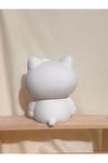 Çiçekli Hello Kitty Biblo – Boyanabilir Dekoratif Figür