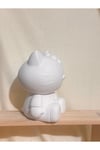 Çiçekli Hello Kitty Biblo – Boyanabilir Dekoratif Figür