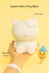 Çiçekli Hello Kitty Biblo – Boyanabilir Dekoratif Figür