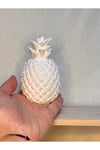 El Yapımı Ananas Seramik Kutu | Dekoratif Takı Kutusu ve Raf Süsü