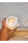 Kirpi Saksı / Kalemlik – 9x7 cm Boyanabilir Güçlendirilmiş Beton Saksı