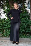 Missa - Rayon Soğuk İp Şerit Takım Siyah