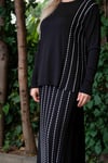 Missa - Rayon Soğuk İp Şerit Takım Siyah