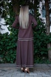 Missa - Rayon Soğuk İp Vale Takım Kahve