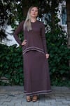 Missa - Rayon Soğuk İp Vale Takım Kahve