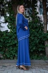 Missa - Rayon Soğuk İp Vale Takım Saks