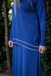 Missa - Rayon Soğuk İp Vale Takım Saks