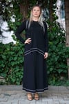 Missa - Rayon Soğuk İp Vale Takım Siyah