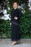 Missa - Rayon Soğuk İp Vale Takım Siyah