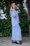 Missa - Triko Rayon Soğuk İplik Asmin Takım Lila