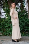 Missa - Triko Rayon Soğuk İplik Asmin Takım Bej