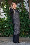 Noi - Gabardin Gömlek & Pantolon Takım Siyah