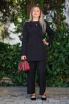 Zems - Blazer Üçlü Ceket Takım Siyah