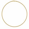 Burgu Zincir Kolye  - 14k Altın Kaplama - 50 cm (3 mm)