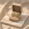 Desenli Damla Küpe - 14k Altın Rengi Kaplama, 1,7 cm