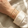 Dorikalı Boncuklu Bileklik - 14K Altın Rengi Kaplama, 17+3 cm