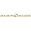 Figaro Zincir Kolye  - 14k Altın Kaplama - 50 cm (3 mm)