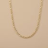 Figaro Zincir Kolye  - 14k Altın Kaplama - 50 cm (3 mm)