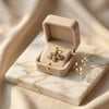 Fil Kolye Ucu, Zirkon - 14K Altın Rengi Kaplama, 1,2 cm