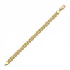 Hasır Örme Bileklik - 14K Altın Rengi Kaplama, 19 cm