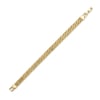 İtalyan Dokuma Hasır Bileklik - 14k Altın Kaplama - 19 cm