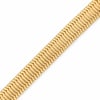 Kalın Hasır Zincir Çelik Bileklik - 14K Altın Kaplama - 19 cm