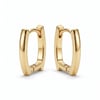 Kare Halka Küpe - 14K Altın Kaplama - 15 mm