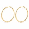 Klasik Halka Küpe - 14K Altın Kaplama - 4 cm çap