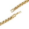 Pave Detaylı Zirkon Taşlı Zincir Bileklik - 14k Altın Kaplama - 17 cm