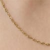 Sade Zincir Kolye - 14k Altın Rengi Kaplama, 45 cm