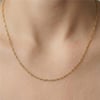 Sade Zincir Kolye - 14k Altın Rengi Kaplama, 45 cm