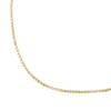 Yuvarlak Pullu Zincir Kolye  - 14k Altın Kaplama - 60 cm