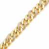 Zirkon Taşlı Gurmet Bileklik - 14k Altın Kaplama - 17+2 cm
