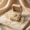 Zirkon Taşlı Kalp İçinde Anne Çocuk Kolye Ucu - 14k Altın Rengi Kaplama, 3 cm, 1,7 cm