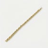 Zirkon Taşlı Konik Bileklik - 14K Altın Rengi Kaplama, 16+2 cm