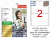 TW-2002 199,6x143,5 mm GOLD LASER ETİKET 