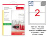 TW-2002 199,6x143,5 mm YARI SAYDAM LASER ETİKET 