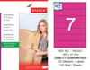 TW-2007 200x37 mm PEMBE LASER ETİKET 