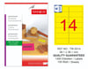 TW-2014 99,1x38,1 mm FLO SARI LASER ETİKET 