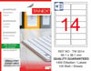 TW-2014 99,1x38,1 mm SÜRSAJLI LASER ETİKET 