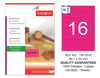 TW-2016 99,1x34 mm FLO PEMBE LASER ETİKET 