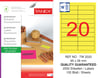 TW-2020 95x26 mm FLO SARI LASER ETİKET 
