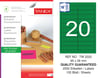 TW-2020 95x26 mm FLO YEŞİL LASER ETİKET 