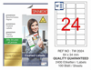 TW-2024 64x34 mm GOLD LASER ETİKET 