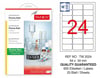 TW-2024 64x34 mm PHARMA MATT LASER ETİKET 100 AD.
