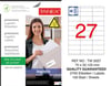 TW-2027 70x32,125 mm LOJİSTİK ETİKET 