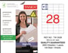 TW-2028 52,5x41 mm LOJİSTİK ETİKET 