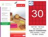 TW-2030 38x44,5 mm FLO KIRMIZI LASER ETİKET 