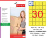 TW-2030 38x44,5 mm SARI LASER ETİKET 